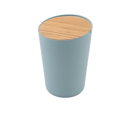 Poubelle Fibre De Bambou Coloris Bleu 3 Poubelle Fibre De Bambou Coloris Bleu